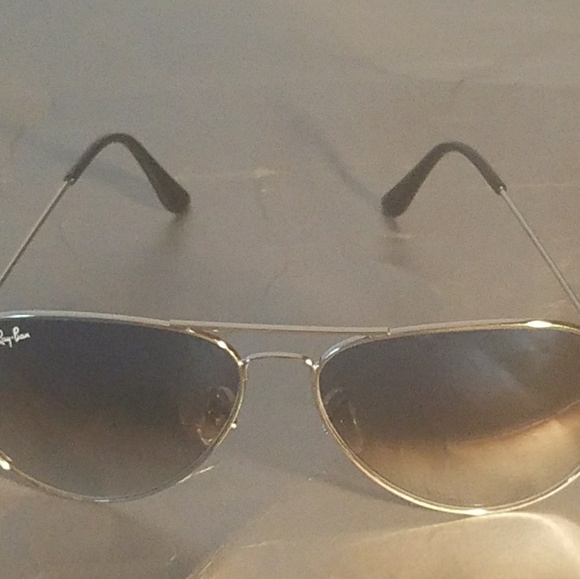 Ray Ban RB3026 Aviator Unisex Sunglasses - Picture 5 of 6